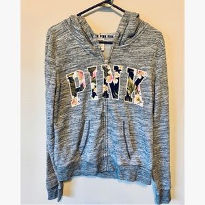 PINK Victoria's Secret Tops - Victoria secret PINK zip up hoodie size medium PINK Victoria's Secret Tops - Victoria secret PINK zip up hoodie size medium